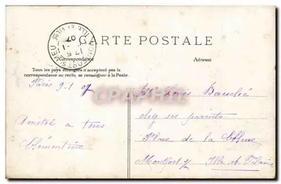 PARIS — Boulevard des Capucines — E. L. D. — Verso