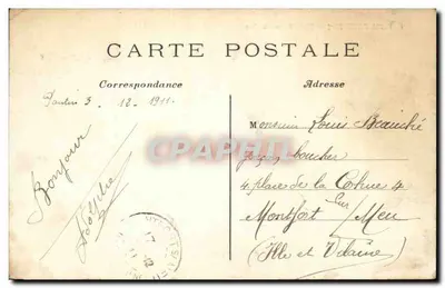 Piazza della Bastiglia — Parigi (11°) — E.V. 713 — Verso
