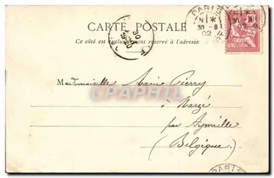 Paris - Boulevard des Capucines - O Café da Paz e o Grande Hotel — J. Margi — Verso