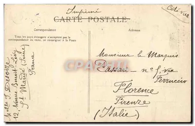 Kolumna Vendome — Paryż — wydawca C. L. C. n° 656 — Rewers