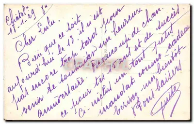 Duas jovens — Aniversário — M. 909 — Verso