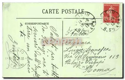 Parijs (VIIIe) — De Madeleine en de Rue Royale — LL. — Achterkant