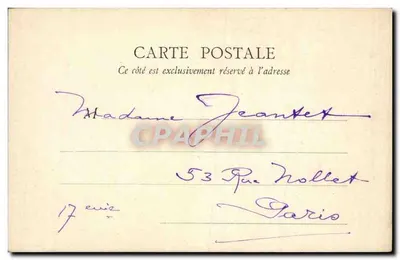 Le Triomphe de la République, de Dalou — Paris — B.F. PARIS 126 — Rewers