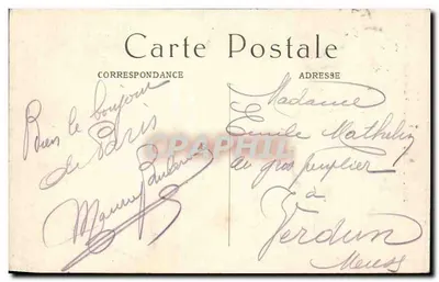 Domek Invalidów — Paryż — M. J. n° 530 — Rewers