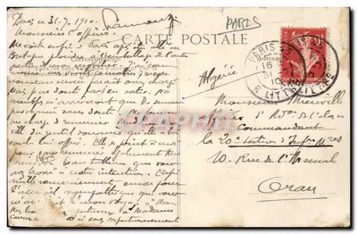Paryż — Aleje Malakoff, Eylau i Kléber — Widok z Trocadéro — Rewers
