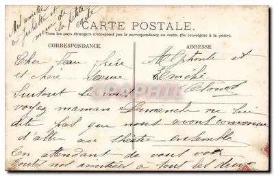 Mulher em vestido de estilo antigo — F.K. PARIS n°246 — Verso