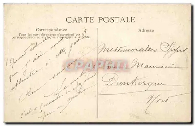 PARIS — Estación del Norte — Editor E.P. n°48 — Reverso