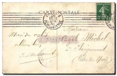Stacja Saint-Lazare — Cour du Havre — wyd. Mamar — Rewers