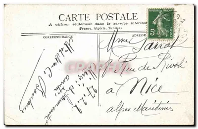 Paryż - Kościół Świętego Augustyna i korytarz Malesherbes — C. L. A. Boutane — Rewers