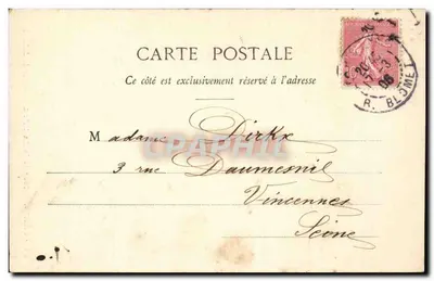 Parijs - Place de la Bastille & Colonne de Juillet — anonieme uitgever, n° 35 — Achterkant