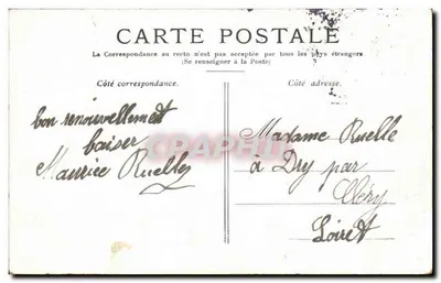 Paris — Katedra Notre-Dame — Wydawca niezidentyfikowany, numer serii nie widoczny — Rewers