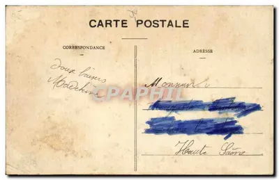 Paryż (5e) — Panorama z wież Bazyliki Notre-Dame — J.H. wydawca, nr 665 — Rewers