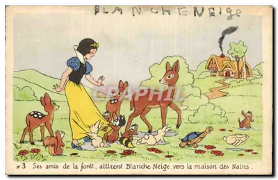 Branca de Neve — Seus amigos da floresta atraem Branca de Neve para a casa dos Anões — Edições Walt Disney, n°3