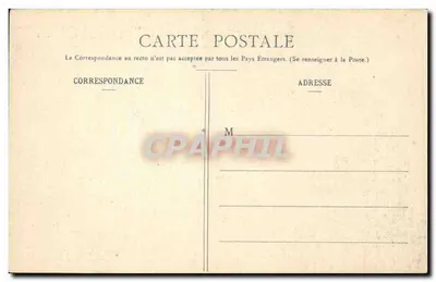 Paryż - Szczegółowy widok pomniku Pasteura — G. I. n° 647 — Rewers