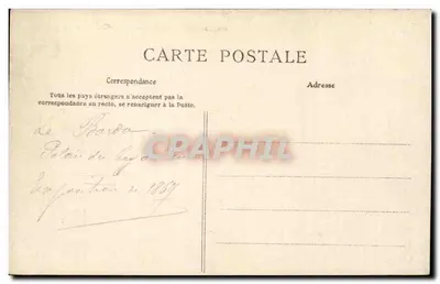 PARIS – Montsouris Park – The Observatory — C.L.C. n°123 — Back