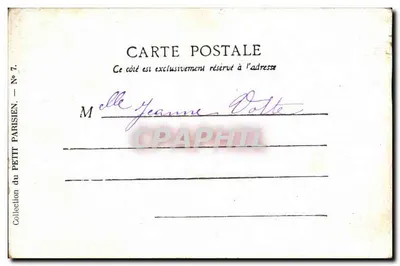Paryż — Katedra Notre-Dame — Kolekcja Petit Parisien, N° 7 — Rewers