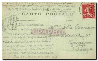 PARIS — Panthéon — Wydawca M. J. n° 601 — Rewers