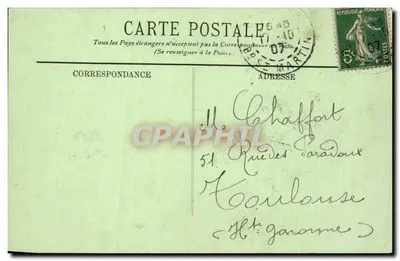 PARÍS — El León de Belfort — LL. — n° 173 — Reverso