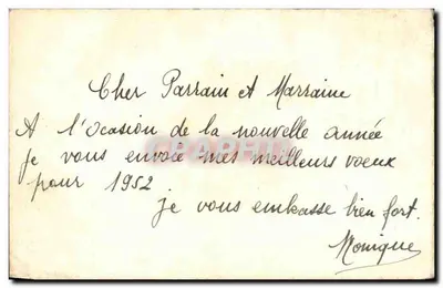 Vila nevada — Carta de boas-vindas — Editor não visível — Verso
