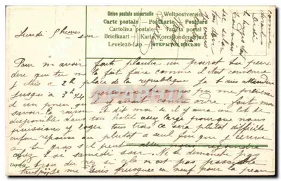 River Landscape — Sincere Friendship — Publisher Unidentified — Back