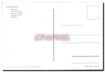 Casa Codorniu — Widok z zewnątrz — n° serii B.1/7093-76 — Rewers