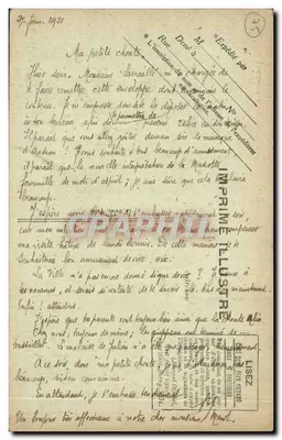 Paryż – Pałac Louvre i Pomnik Gambetty — n° 4009 — Rewers