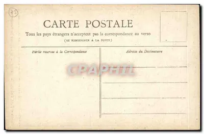 Paryż — Pomnik Gambetta — kolekcja Petit Journal — Rewers