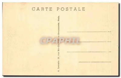 Paris — Rue de Rivoli — Rua de Rivoli — A. Lecoute, rua Ste-Croix-de-la-Bretonnerie, Paris — Verso