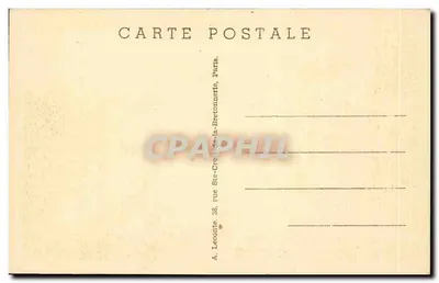 Paryż — Rue de Rivoli — Ulica Rivoli — A. Lecorte, Paryż — Rewers