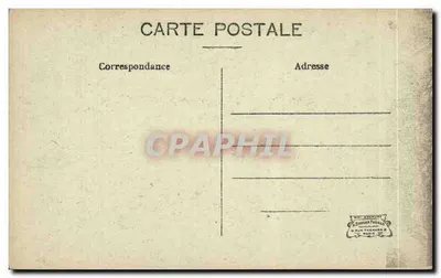 Alberghi Saint-James e d'Arbailly, Parigi — Facciata del Duca di Noailles con il Giardino privato — Editore: A. Lefebvre & Cie, Parigi — Verso