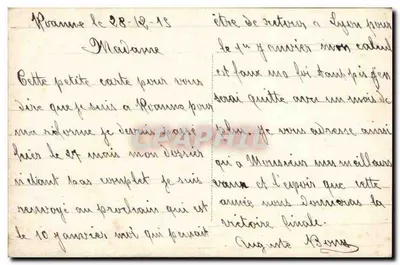 Pejzaż zimowy — Szczęśliwego Nowego Roku — wydawca L. BERTET, nr 2031 — Rewers