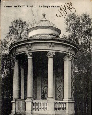 Castelo dos VAUX (E.-et-L.) — O Templo do Amor — Editor não identificado