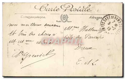 Rambouillet — Il Castello visto dall'Isola delle Rocce — LL — Verso