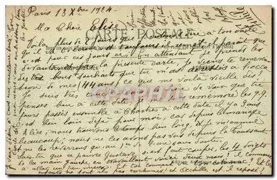 Paryż (8e arrt) — Katedra Madeleine i Statua Julesa Simon — C. M. — Rewers