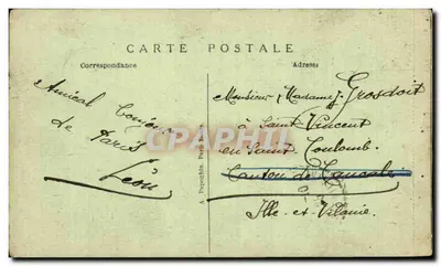 Parijs - 1 - Internationale Tentoonstelling van Decoratieve Kunsten - 1925 - Antieke ansichtkaart — Achterkant