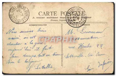 Monako - Pałac Książęcy — widok pałacu z wieżą i tarasem — wydawca RCY A — Rewers