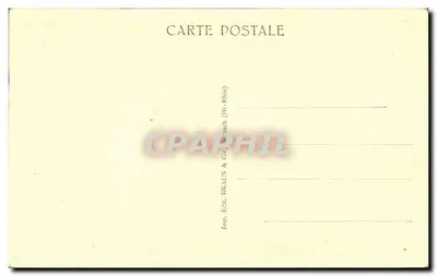 Ribeauvillé — Casa dos Ferradores — editor BRAUN & Cie, H.-Rhin — Verso
