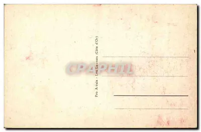 Alésia - La Città di Alésia divinizzata — Rilievo in pietra scoperto nel luglio 1914 a Sud-Est del Teatro — PRO ALESIA — Verso
