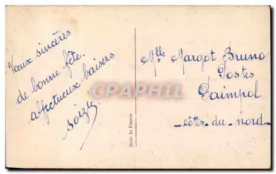 Giovane donna sorridente — cartolina di auguri — PC Parigi 2342 — Verso