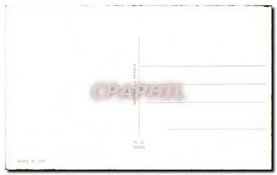 Galo e pintinho pintando um ovo de Páscoa — Feliz Páscoa! — M. D. Paris, série n° 2303 — Verso