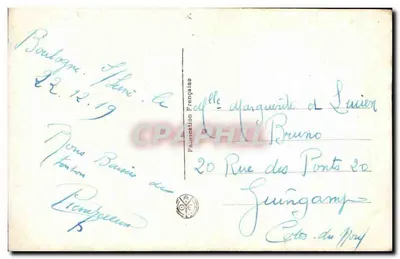 Niño con abeto de Navidad — A. NOJER 2606 — Reverso
