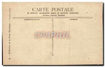 Paris — O Triunfo da República — Coleção da Petite République, n°11 — Verso