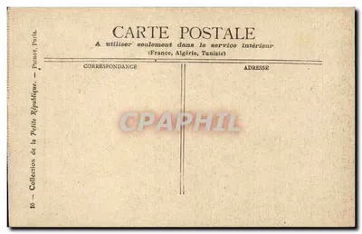 Ulica Réaumur, nr 111 Petite République — wydawca Paryż, nr 10 — Rewers