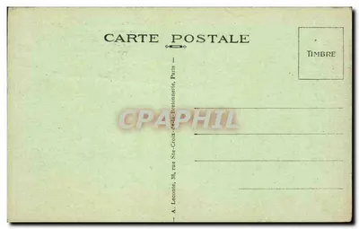 París — El Jardín de las Tullerías — A.L. n°70 — Reverso