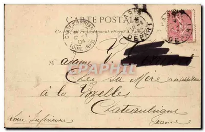 O ponte Alexandre III e os dois palácios dos Campos Elísios — Paris — C.M. n°23 — Verso