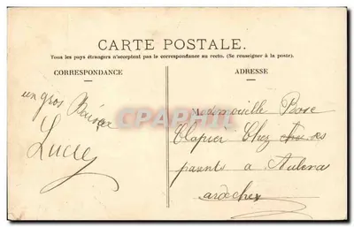 Fille entourée de roses — texte 'parlez pour moi' — éditeur non visible — Verso
