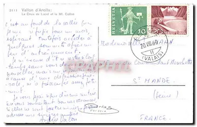 Wąwoz Arolla — Krzyż Lucel i Mt. Collon — Helvetia — Rewers