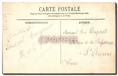 Paris — A Praça da Bastilha — LL. — R. Crozatier — Verso