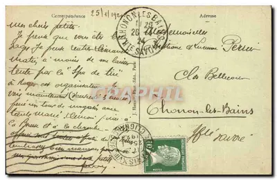 Paris - Arco do Triunfo da Estrela e Flame do Recuerdo — Tumba do « Soldado Desconhecido » — J. H. Depositado — Verso