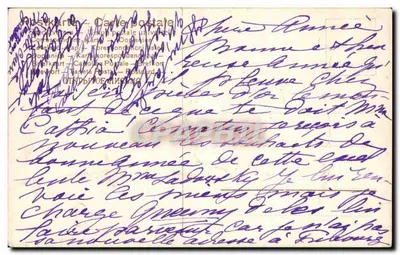 Bolsa de monedas — Feliz Año — Bernard Mercier, 28 de diciembre de 1907 — Reverso